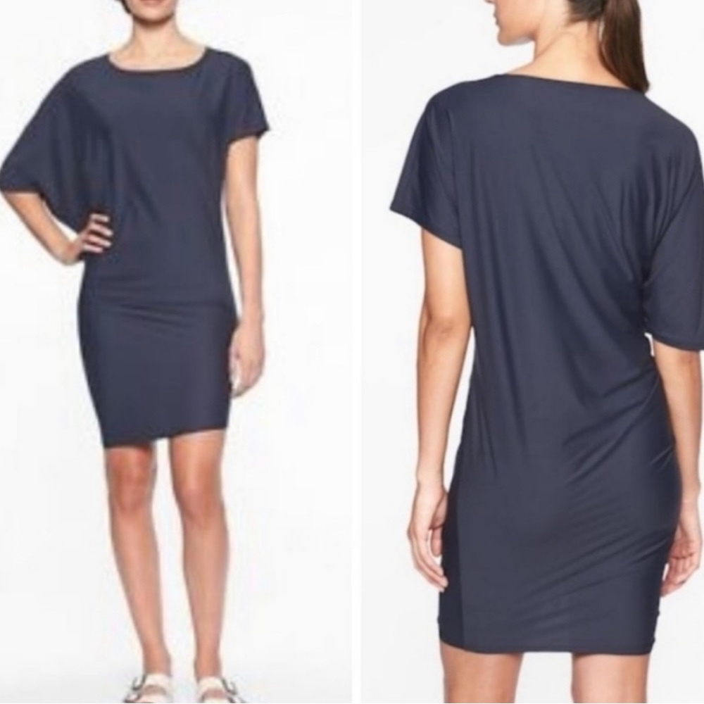 Athleta Asymmetrical One-Shoulder Dress
